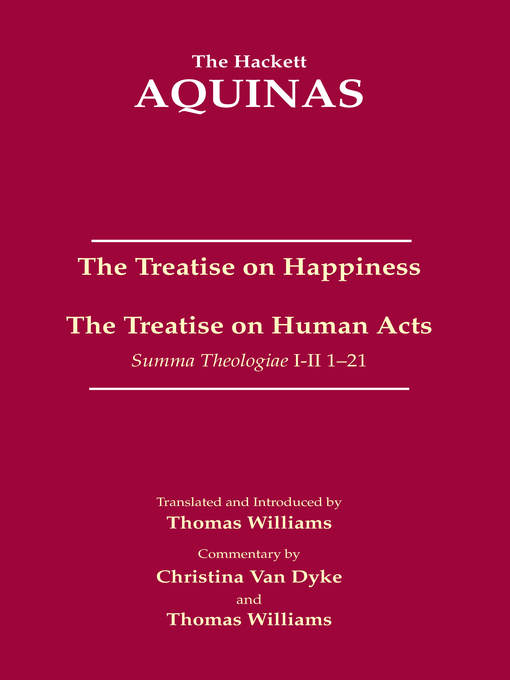 Cover image for The Treatise on Happiness and The Treatise on Human Acts